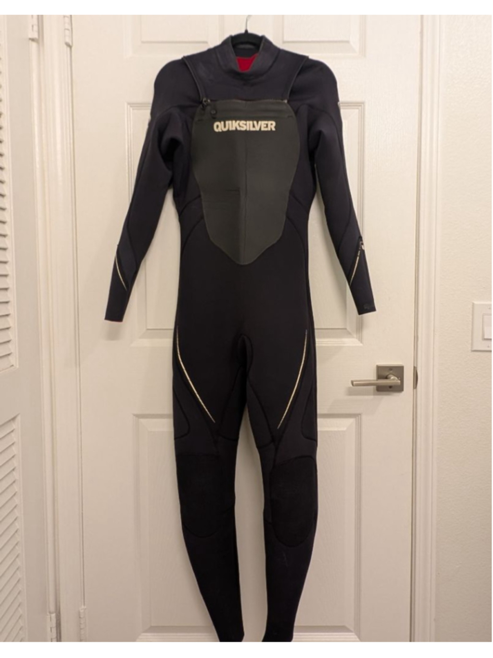 Quiksilver Syncro 3/2mm Chest Zip Wetsuit Men’s XL StretchFlight Neoprene